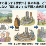 【都会で暮らす子世代へ】親のお墓、どうする？後悔しない「墓じまい」の手順と永代供養の選び方