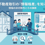 不動産売買における「情報の非対称性」の課題とは？情報格差で損をしない対策と重要事項説明の本当の意味