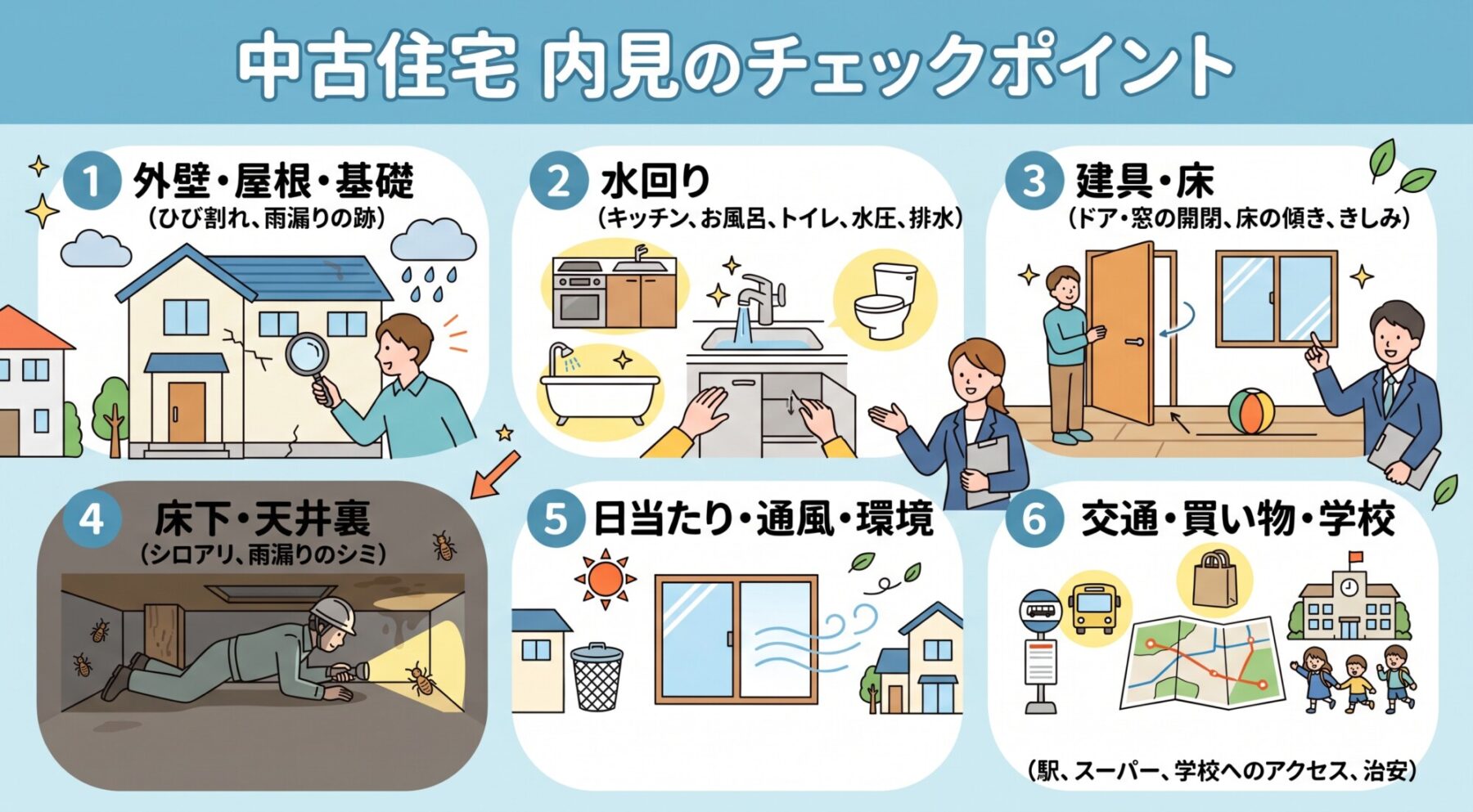 内見のチェックポイント