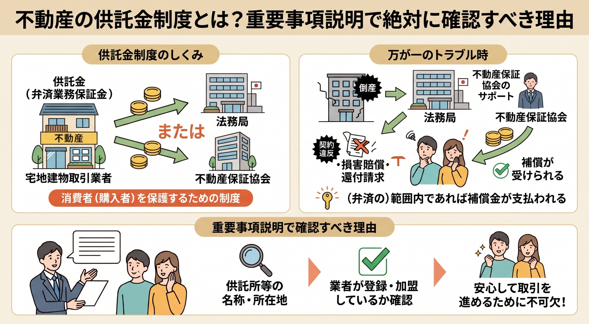 供託金制度のしくみ