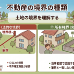 土地の境界には2つの線がある？「所有権界」と「筆界」の違いと国庫帰属制度での基準