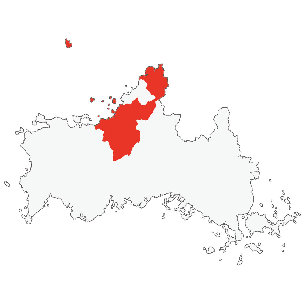 山口県萩市位置図