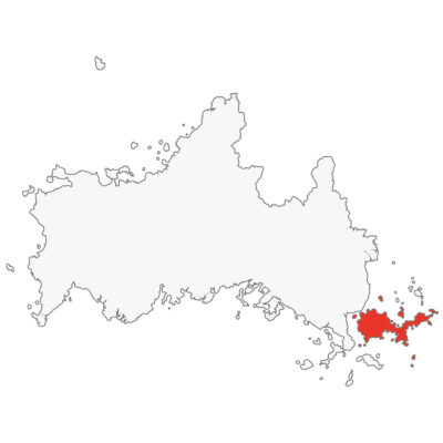 山口県周防大島町位置図