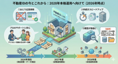 不動産ID 2028年 本格運用 スケジュール メリット 解説