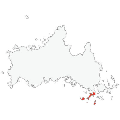 山口県上関町位置図
